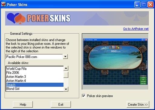 PacificPoker-Choose-Skins
