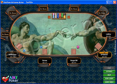 888.com Pacific Poker skins