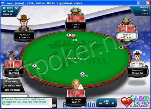 FullTiltPoker Backgrounds