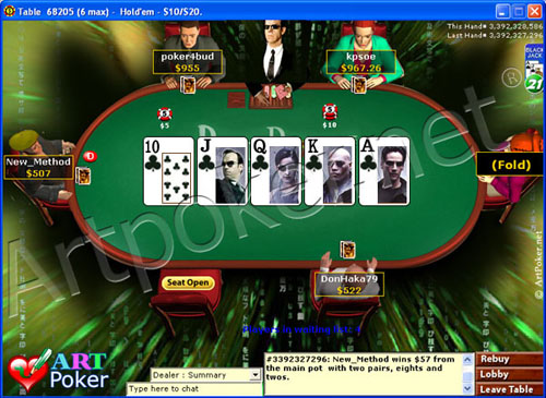 Party Poker Skin - Matrix