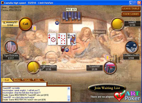 Poker Code DaVinci 