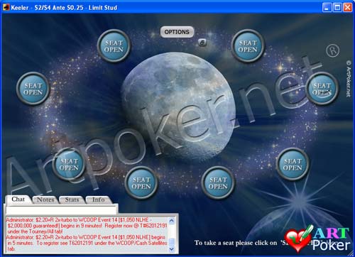 Poker on the Moon