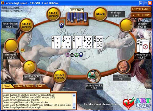 Creation of Poker - PokerStars Theme 