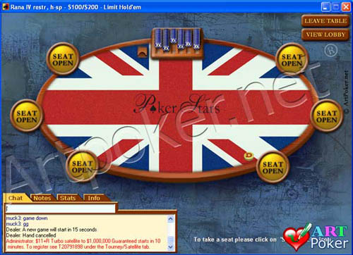 PokerStars UK Theme