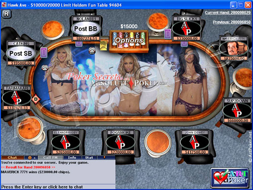 Absolute Poker Themes