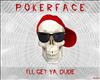 PokerFace on White Background