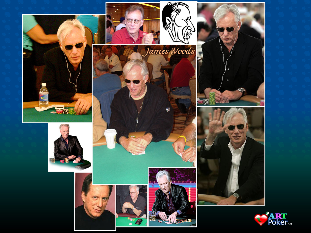 Hollywood Poker Wallpaper - Poker James Woods 1280x960