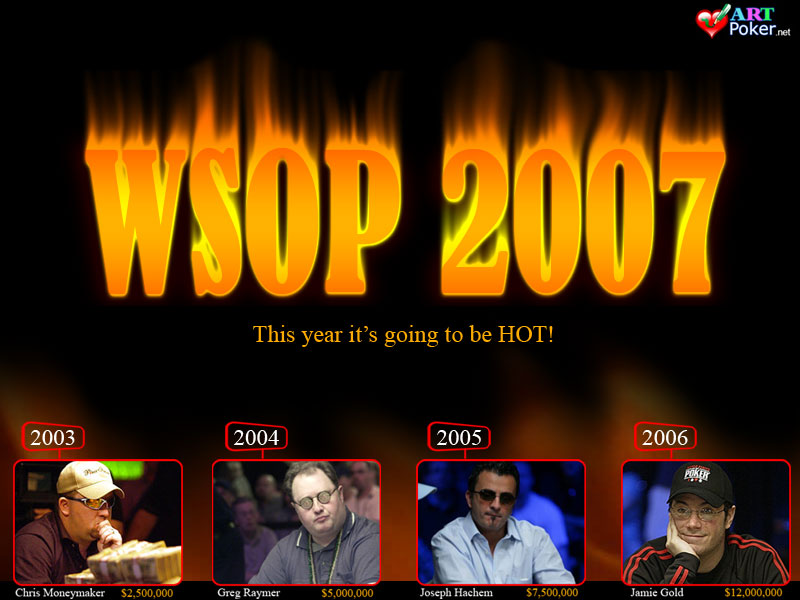 WSOP 2007 Main Event - The Winners