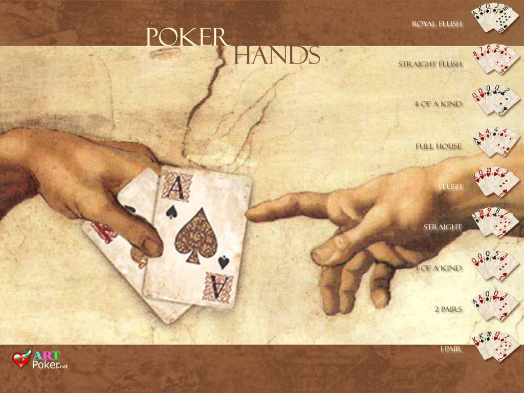 Art Poker Hands ranking 1024x768