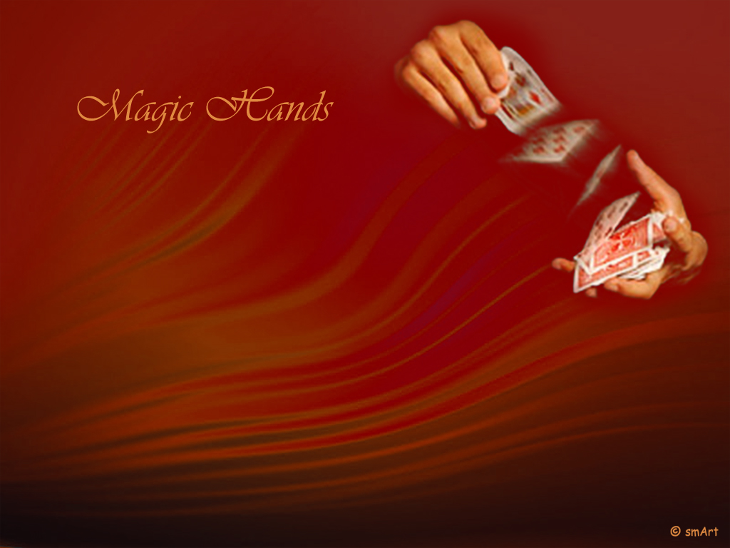 Magic Hand poker wallpaper 1024x768
