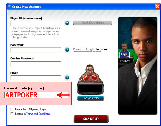 Referral Code Full Tilt Poker